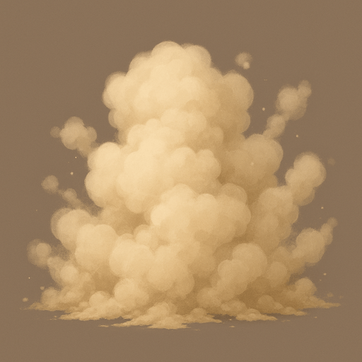 Polvo de construcción denso.
In-Game asset.  No shadows