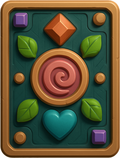 The back of the playing card will not have traditional playing card symbols and will include 3D visuals..
In-Game asset. 3d