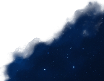 The background will be a dynamic space scene, featuring only blue and dark navy colors. top to bottom, creating a lively and immersive environment."