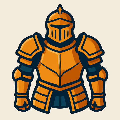 Savaş Zırhı.
In-Game asset.  2d.  High contrast.  No shadows