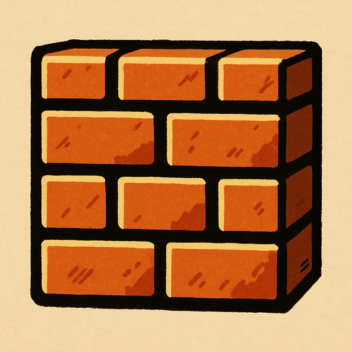 Mario style brick block.
High contrast