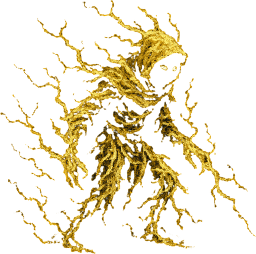 Lightning spirit character 
Dark souls style 2d pixel art.
In-Game asset.  2d.  High contrast.  No shadows