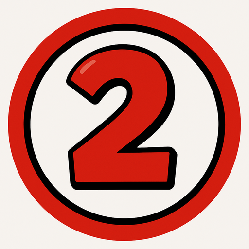 Remove the black circle that is surrounding the red circle, but do not remove the iner black circle that is between the red and the white.