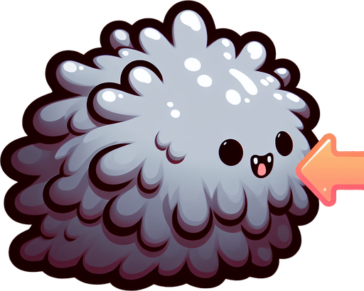 Un slime bestia peludo RPG con estilo suave y simple.
Single Game Texture.  In-Game asset.  2d.  Blank background.  High contrast.  No shadows