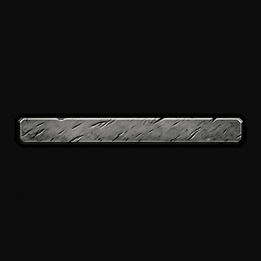 metal line.
In-Game asset.  2d.  High contrast.  No shadows