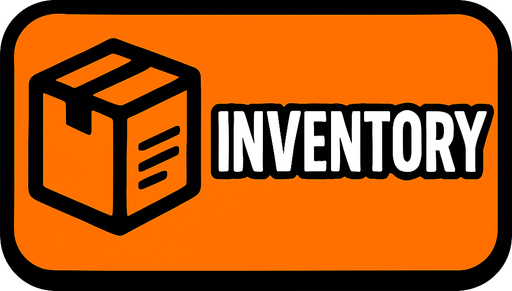 inventory button.
In-Game asset.  2d.  High contrast.  No shadows