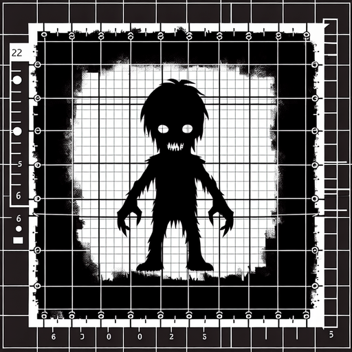 maak een horror player karakter van boven af
Single Game Texture. In-Game asset. 2d. Blank background. High contrast. No shadows.
