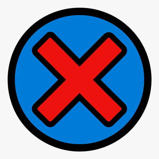 X button.
In-Game asset.  2d.  High contrast.  No shadows