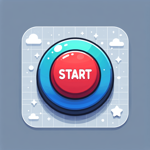 Start button.
Single Game Texture. In-Game asset. 2d. Blank background. High contrast. No shadows.