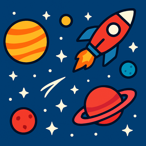 araka plan olarak uzay teması olsun.
In-Game asset.  2d.  High contrast.  No shadows