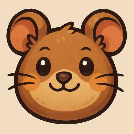 round mouse face.
In-Game asset