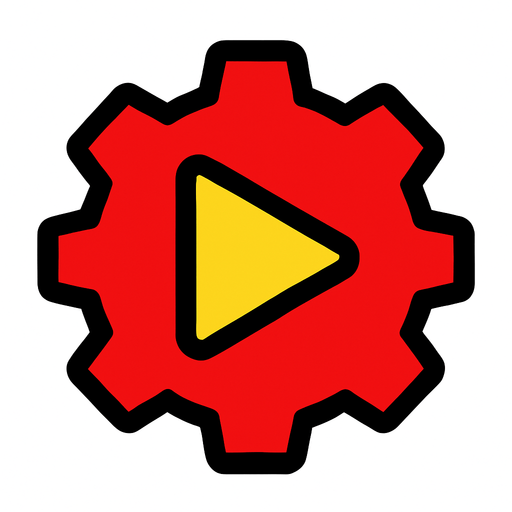youtube studio logo with no text only logo.
In-Game asset.  2d.  High contrast.  No shadows