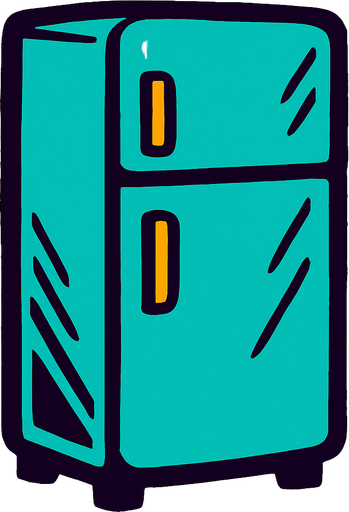 Frigo.
In-Game asset.  2d.  High contrast.  No shadows