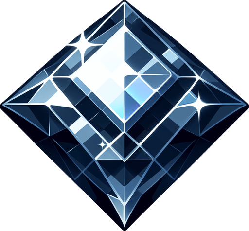 diamante
Single Game Texture.  In-Game asset.  2d.  Blank background.  High contrast.  No shadows