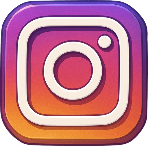 instagram logo.
In-Game asset.  No shadows