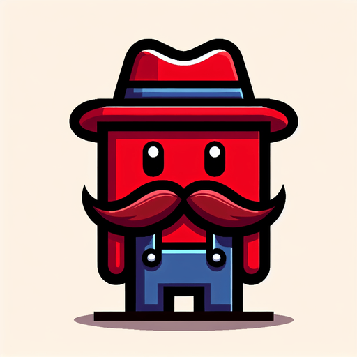 mario tasarla.
Single Game Texture.  In-Game asset.  2d.  Blank background.  High contrast.  No shadows