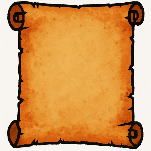 pergamino para usar de fondo.
In-Game asset.  2d.  High contrast.  No shadows