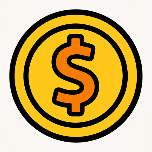 it’s a coin.
In-Game asset.  2d.  High contrast.  No shadows