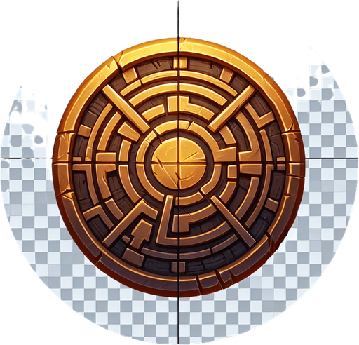 Moeda.
Single Game Texture. In-Game asset. 2d. Blank background. High contrast. No shadows.