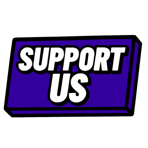 write SUPPORT US.