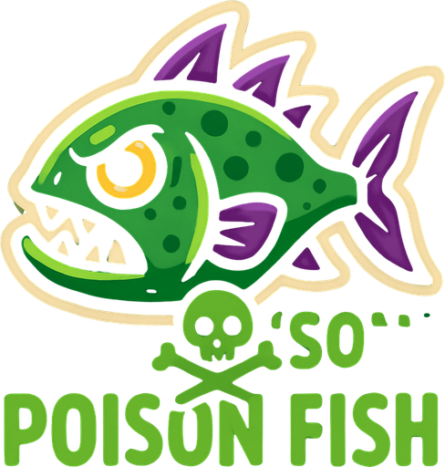 poison fish.
In-Game asset.  2d.  High contrast.  No shadows