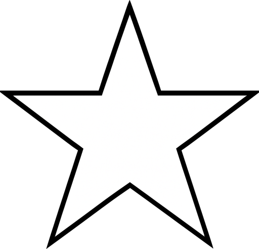 Add a black border to the star