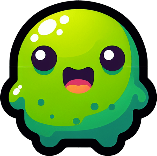 Slime Hero, Single Game Texture. In-Game asset. 2d. High contrast. No shadows..
Single Game Texture. In-Game asset. 2d. Blank background. High contrast. No shadows.