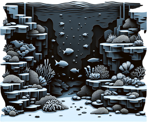 фон аквариума без рыб
Single Game Texture. In-Game asset. 2d. Blank background. High contrast. No shadows.