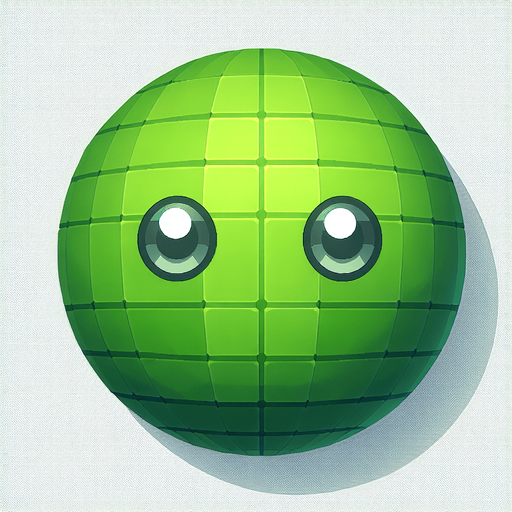 Make A Topdown Green Ball With Eyes.
Single Game Texture.  In-Game asset.  2d.  Blank background.  High contrast.  No shadows