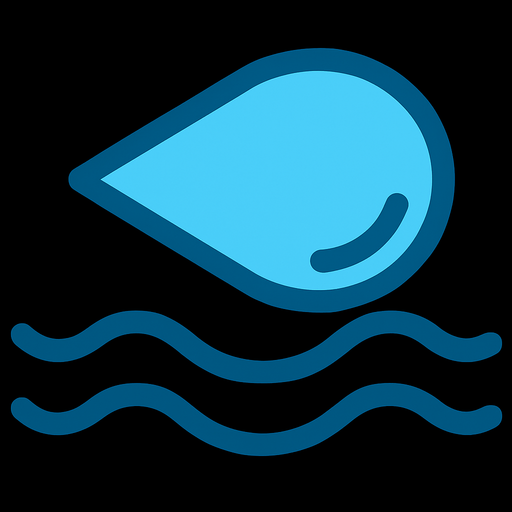 waterdrop sideways