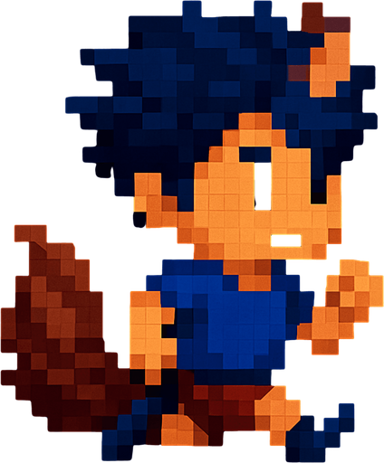 Corriendo pixelart