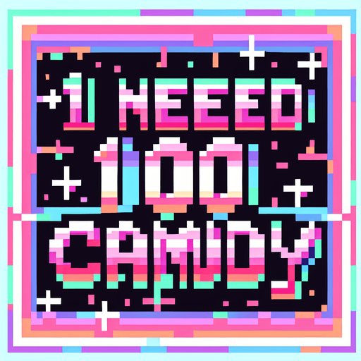 sade olsun Text pixel : Ineed 1000Candy