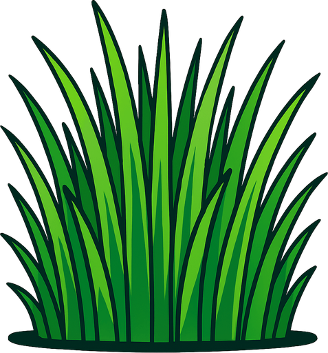 çimen uzun.
In-Game asset.  2d.  High contrast.  No shadows