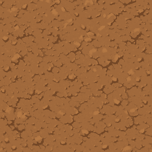 düz toprak resmi.
In-Game asset.  2d.  High contrast.  No shadows