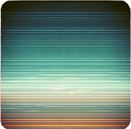 horizontal scan lines, slightly distorted colors, subtle static noise, and faint glow around edges..
Single Game Texture. In-Game asset. 2d. Blank background. High contrast. No shadows.