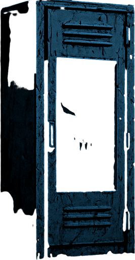 Make a scary dark locker that is blue and make it like it was in a abandoned school.
In-Game asset.  2d.  High contrast.  No shadows