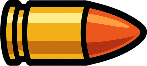 mermi.
In-Game asset.  2d.  High contrast.  No shadows