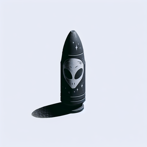 alien 1 bullet

Single Game Texture. In-Game asset. 2d. Blank background. High contrast. No shadows.