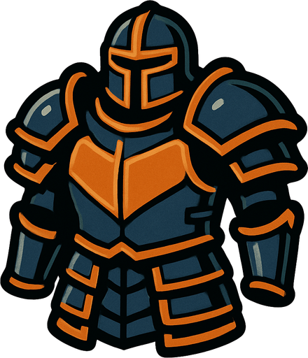 Savaş Zırhı.
In-Game asset.  2d.  High contrast.  No shadows