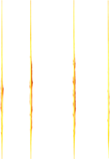 make flames thinner and more straight and even, align the flames exactly on the lines on the lane edges