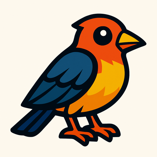 haz un pájaro.
In-Game asset.  2d.  High contrast.  No shadows
