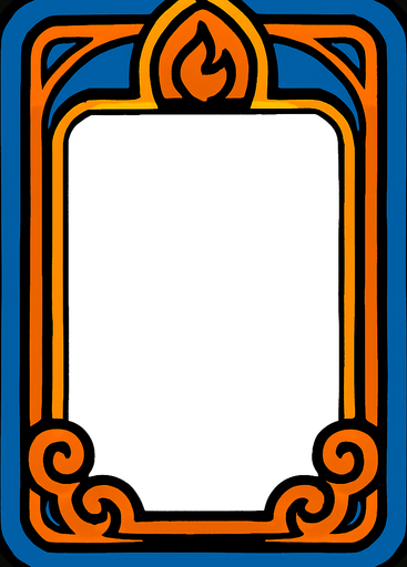 card front.
In-Game asset.  2d.  High contrast.  No shadows