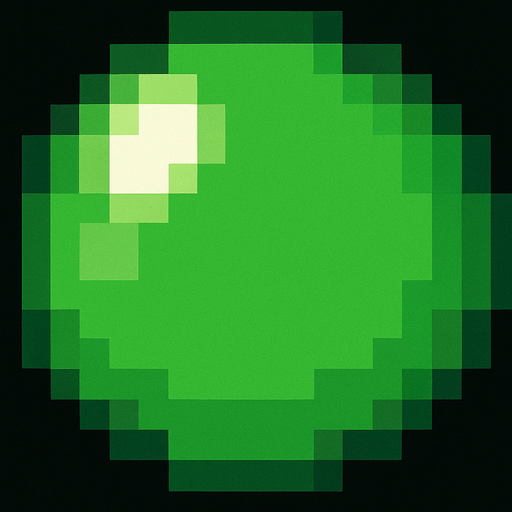 Cámbiale el color a verde, pixelart