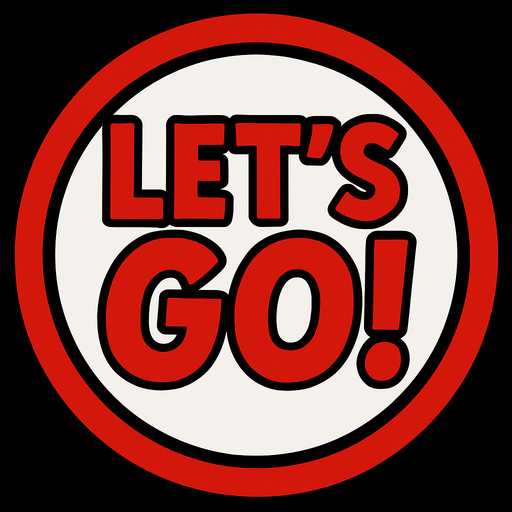 Letars GO! dentro del circulo.