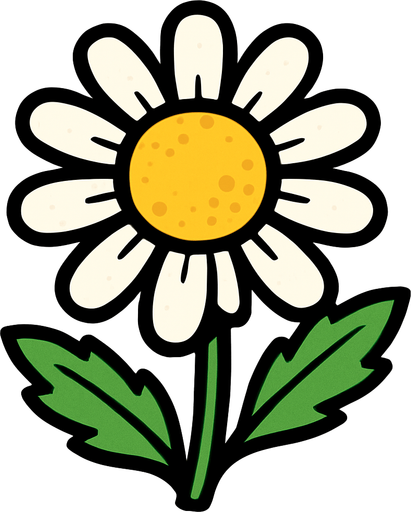 Daisy.
In-Game asset.  2d.  High contrast.  No shadows