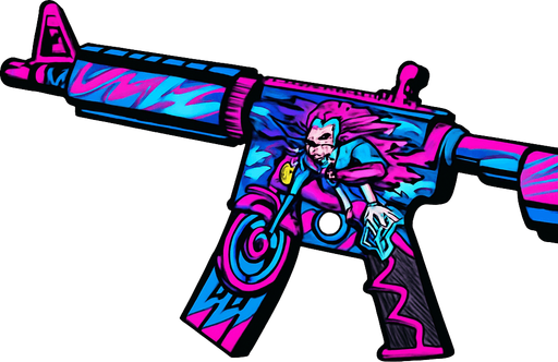 Cs2 neon rider skinini ekle.
In-Game asset.  2d.  High contrast.  No shadows