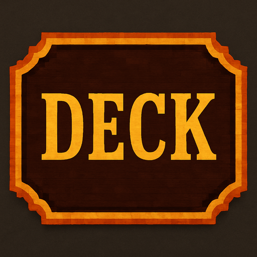 Deck yaz ama düzgün bir arka planla