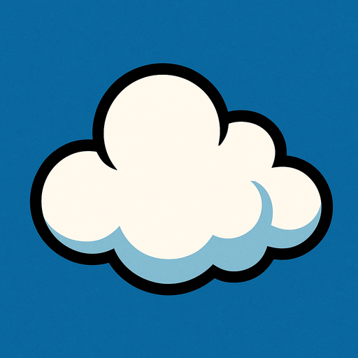 Nube.
In-Game asset.  2d.  High contrast.  No shadows