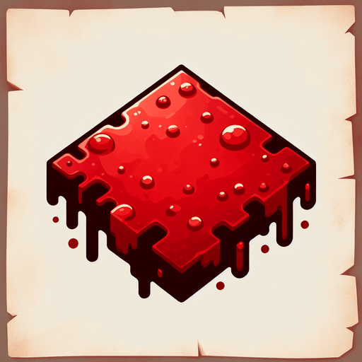 2 boyut kanlı bir arkaplan.
Single Game Texture. In-Game asset. 2d. Blank background. High contrast. No shadows.