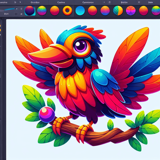 Bird.
Single Game Texture.  In-Game asset.  2d.  Blank background.  High contrast.  No shadows